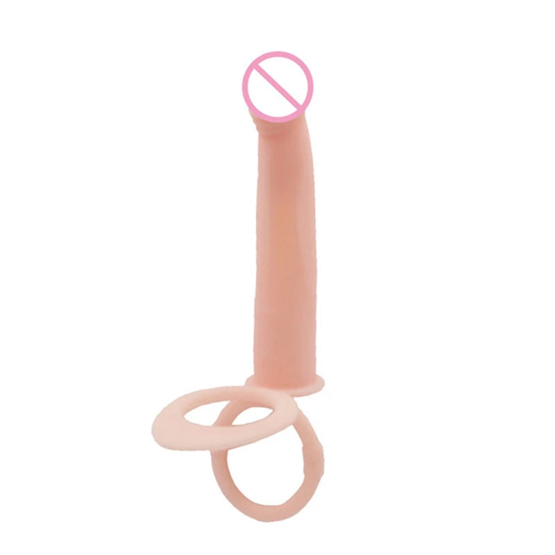 Double Penetration Strapon Dildo Sex Toys For Women Men Strap On Penis Anal Beads AV Stick Butt Plug Massager Adult Products
