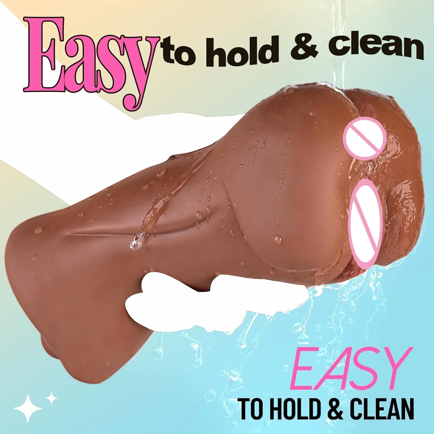 3 in 1 Male Masturbator Realistic Vagina Anal Mouth Real Deep Throat Pussy Sex Toys++