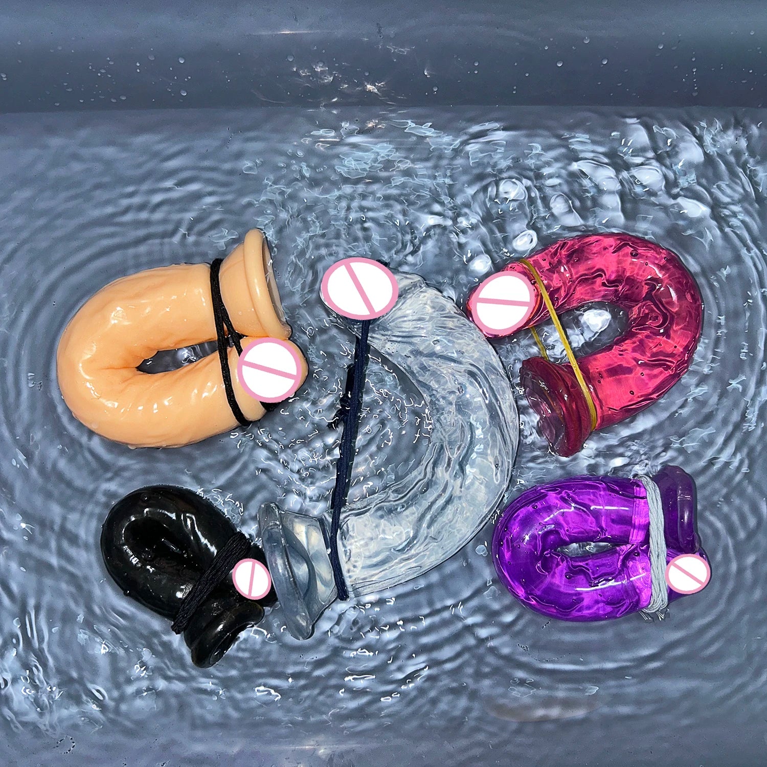 Cheap 5 Colors Small Transparent Dildo Suction Cup Jelly Dick Women Erotic Anal Sex Toys Soft Clitori Vaginal Masturbators Penis