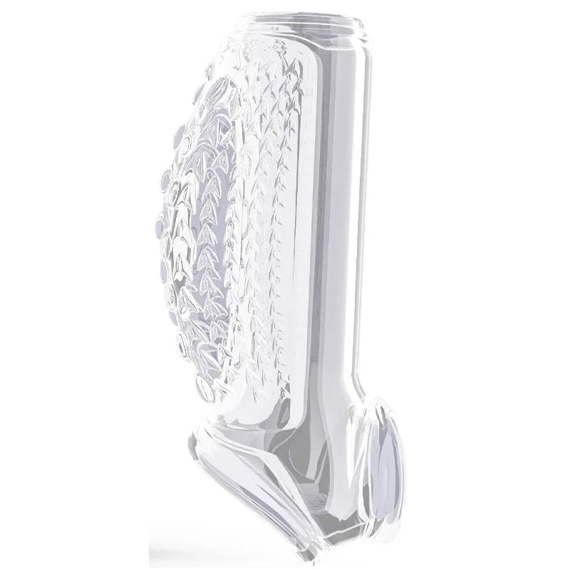 Erotic Bondage Magnify Cock Rings Delay Ejaculation Reusable Penis Dick Sleeve Silicone Glans Cover Enlargement Sex Toys For Men