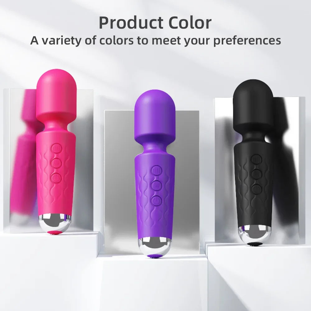 10 Modes G spot Clitoris Vibrator Stimulator Adult Supplies for Women Powerful Clit Massager AV Magic-Wand Female Erotic Sex Toy