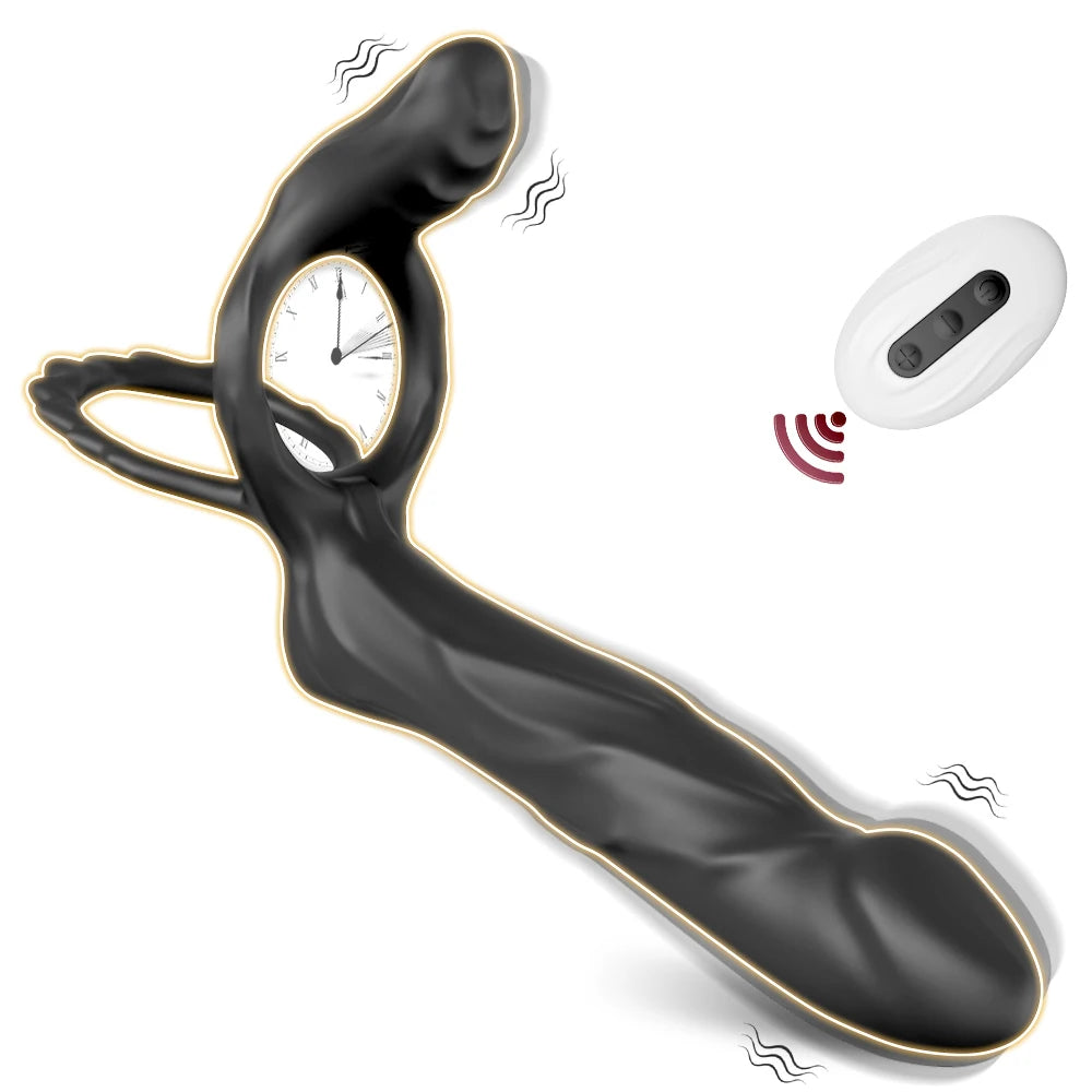 Double Penetration Anal Plug Dildo Butt Plug Vibrator Sex Toys For Men Strap On Penis Massage Vagina Plugs Adult Products 18+