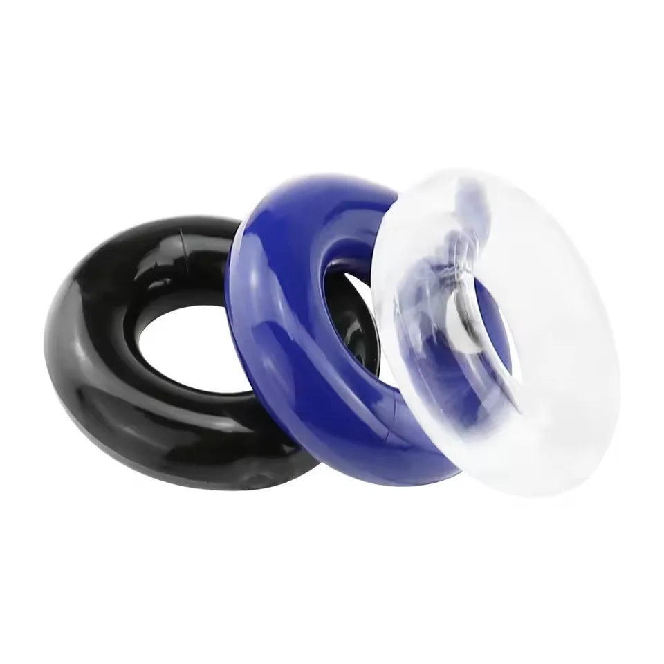 3 Pcs/Set Cock Ring Delay Ejaculation Penis Ring Sex Toys For Men Dick Enlargement Silicone Adult Supplies 18+ Stronger Erection